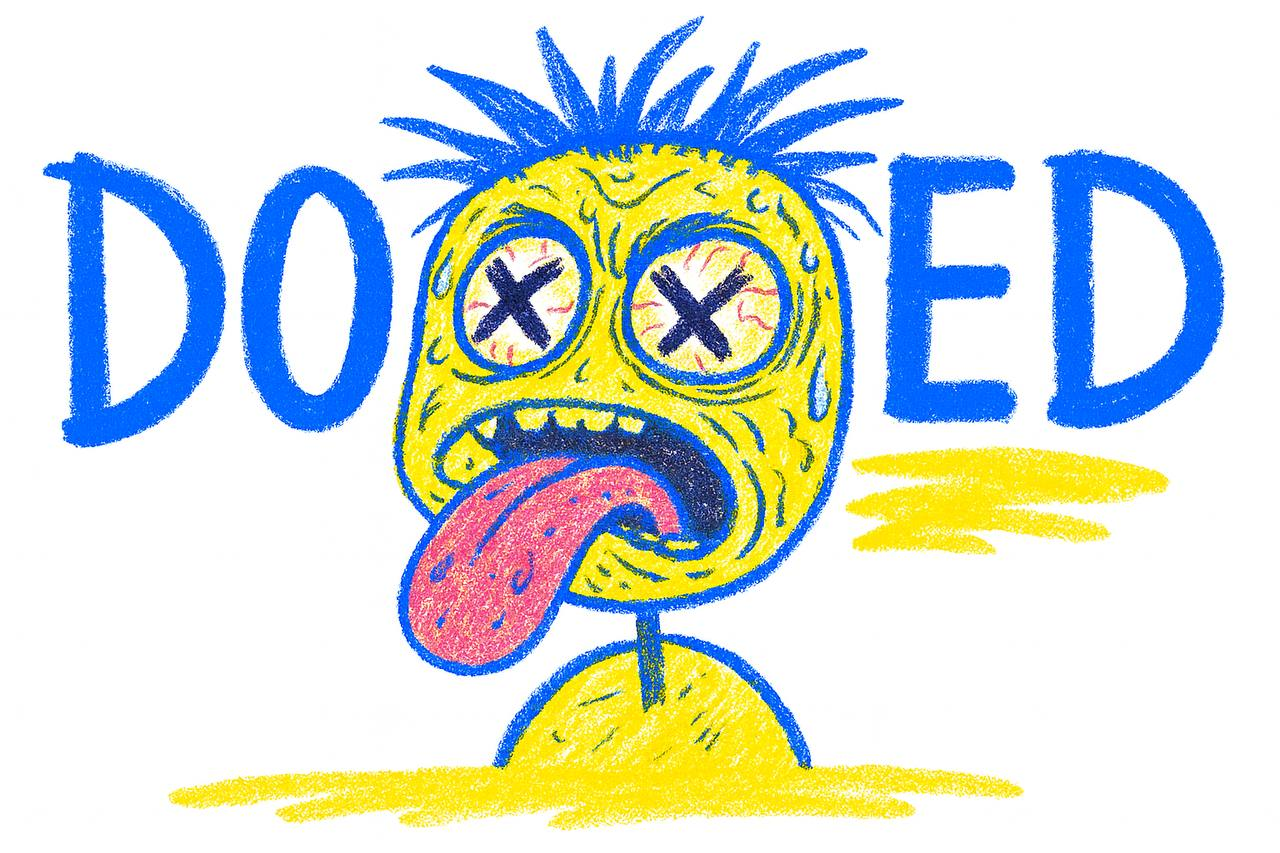 Background DOXXED character